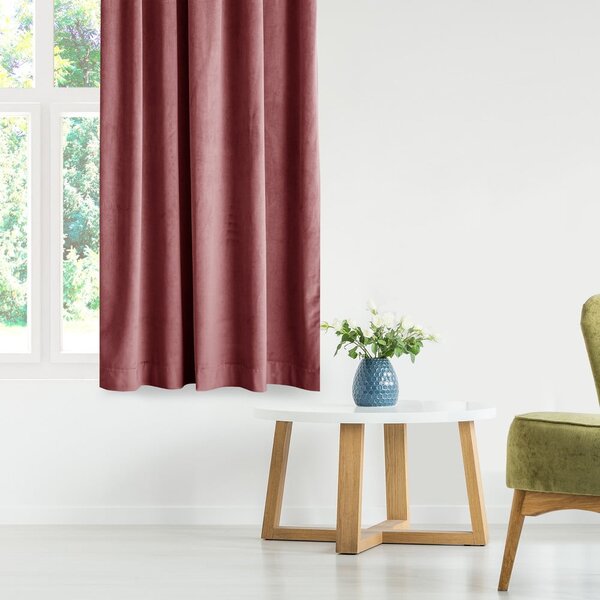 Розово затъмняващо перде 140x245 cm Eyelets – Restilo