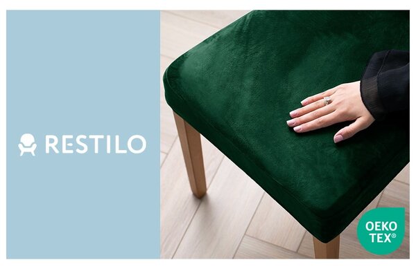 Зелено ластично покривало за стол 48 cm Sento – Restilo