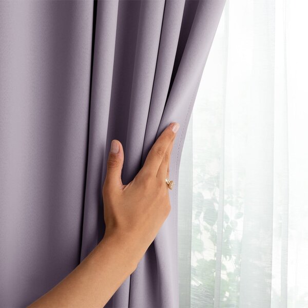 Сиво-розово dimout перде 140x245 cm Kierra – Restilo