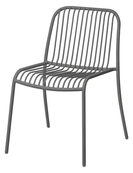 Сив градински стол метален Yua Wire – Blomus