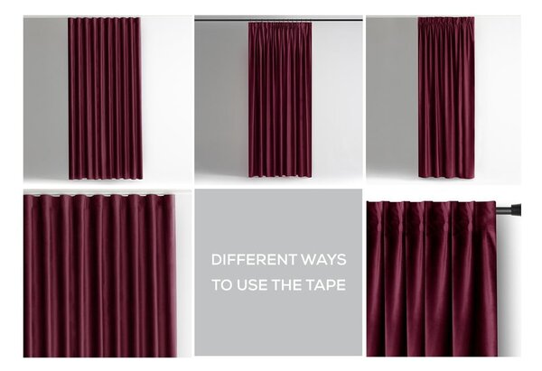 Бордо dimout перде 140x245 cm Pleat – Restilo