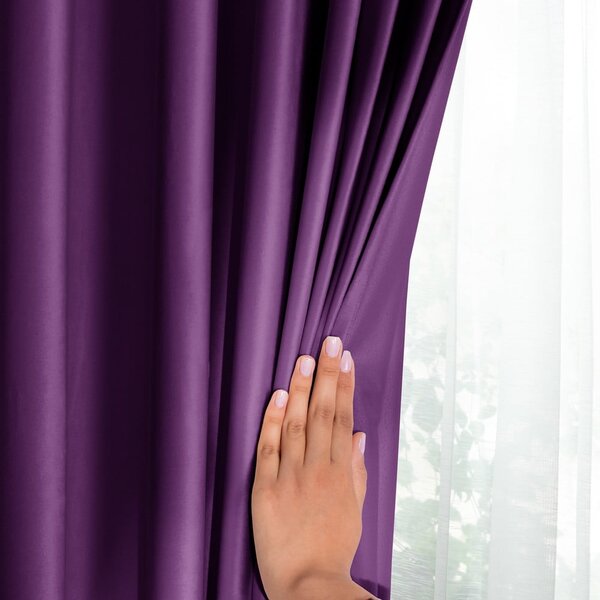 Лилаво dimout перде 140x270 cm Eyelets – Restilo