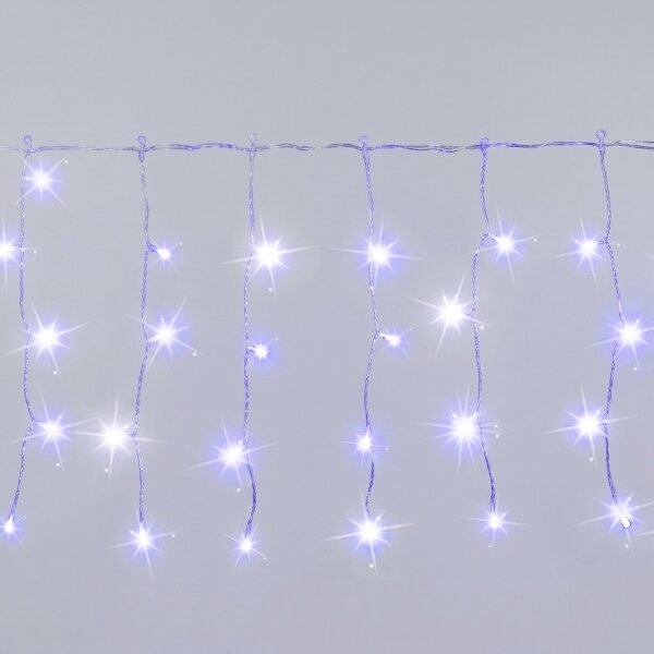 Aigostar - LED външна коледна верига 200xLED 8x0,4m IP44 синя