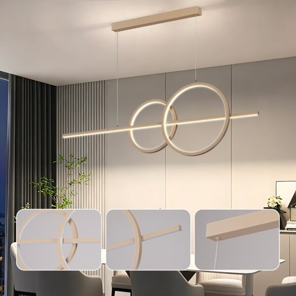BRILAGI - LED димируем полилей на кабел SIGNATURE LED/53W/230V 120 cm бежов + с дистанционно управление