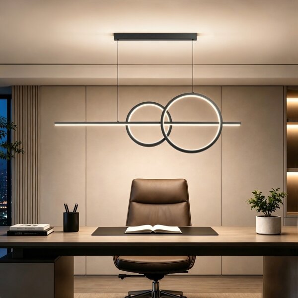 BRILAGI - LED димируем полилей на кабел SIGNATURE LED/53W/230V 120 см черен + ДУ