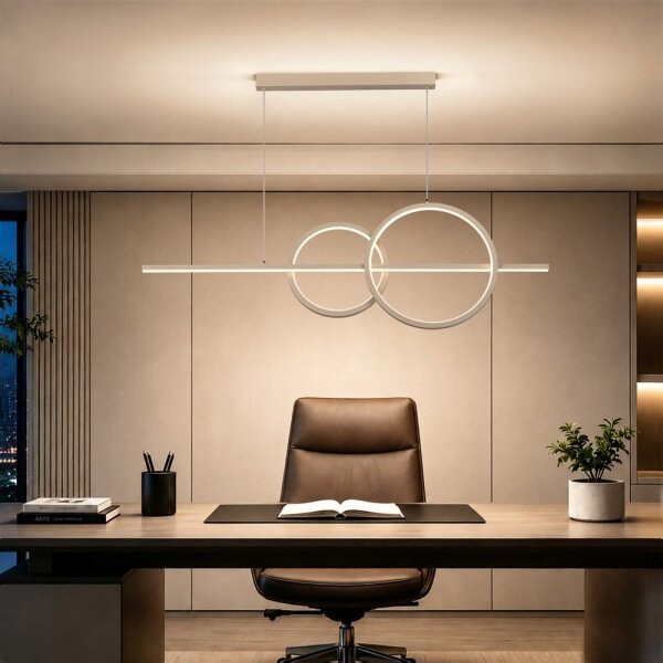 BRILAGI - LED димируем полилей на кабел SIGNATURE LED/53W/230V 120 cm бежов + с дистанционно управление