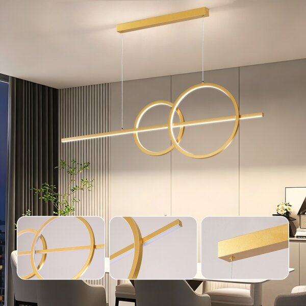 BRILAGI - LED димиращ полилей на кабел SIGNATURE LED/53W/230V 120 см златен + дистанционно управление