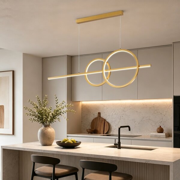 BRILAGI - LED димиращ полилей на кабел SIGNATURE LED/53W/230V 120 см златен + дистанционно управление