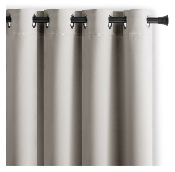 Бежово затъмняващо перде 140x175 cm Kierra – Restilo
