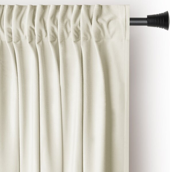 Кремаво затъмняващо перде 140x270 cm Pleat – Restilo