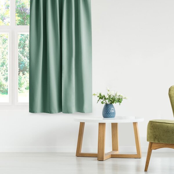 Dimout перде в цвят мента 140x175 cm Kierra – Restilo