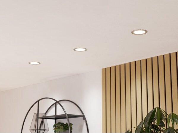 Eglo 901435-LED Вградено таванно осветително тяло за баня FUEVA-Z LED/5W/230V 12 cm IP44 хром