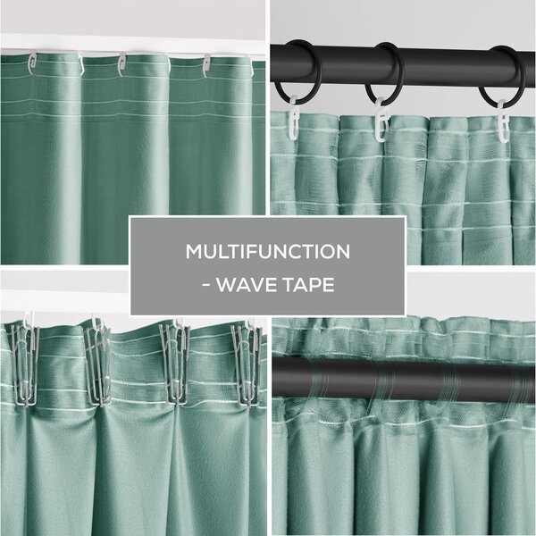Светлозелено dimout перде 140x245 cm Pleat – Restilo