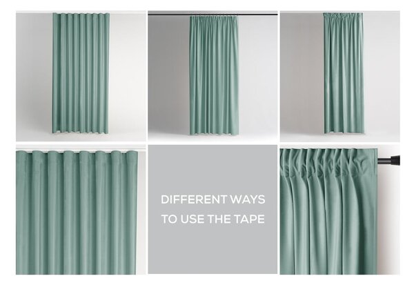 Светлозелено dimout перде 140x245 cm Pleat – Restilo