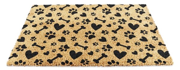 Изтривалка от кокосови влакна 40x60 cm Paws and Bones – Artsy Doormats