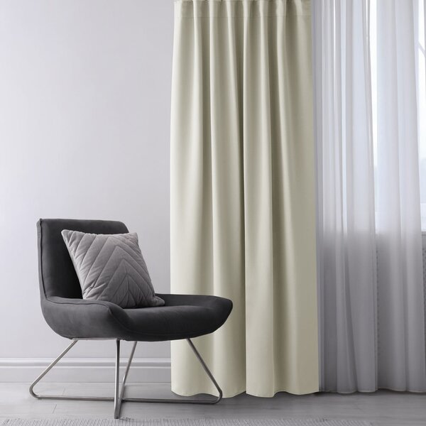 Кремаво затъмняващо перде 140x175 cm Kierra – Restilo