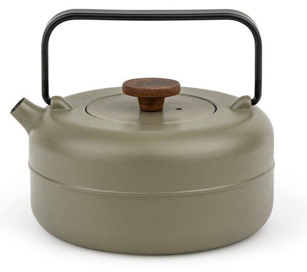 Чугунен чайник с цедка в цвят каки 750 ml Henan – Bredemeijer