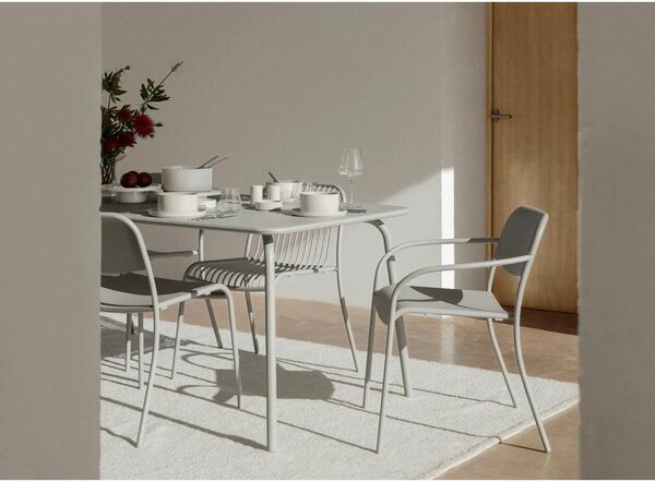 Светлосив градински стол метален Yua Wire – Blomus