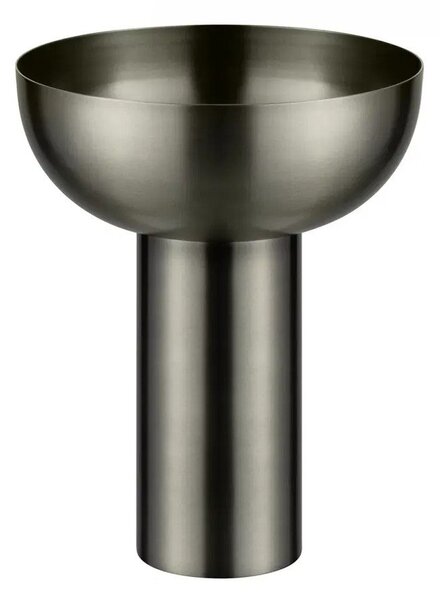 Сива ваза от неръждаема стомана (височина 21 cm) Miyabi – Blomus
