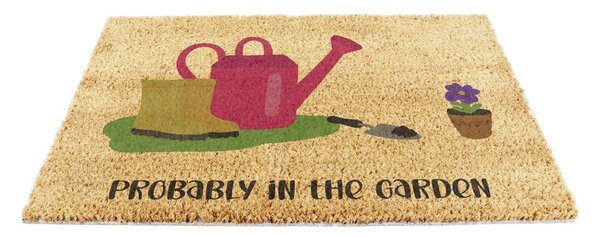 Изтривалка от кокосови влакна 40x60 cm Probably in the Garden – Artsy Doormats