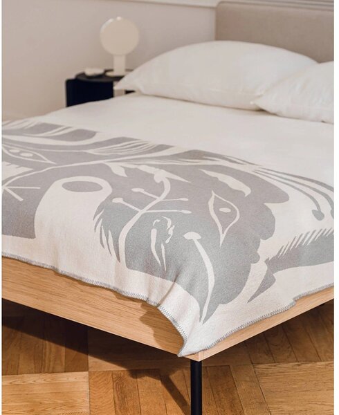 Светлосиво одеяло 165x200 cm Lino – noo.ma