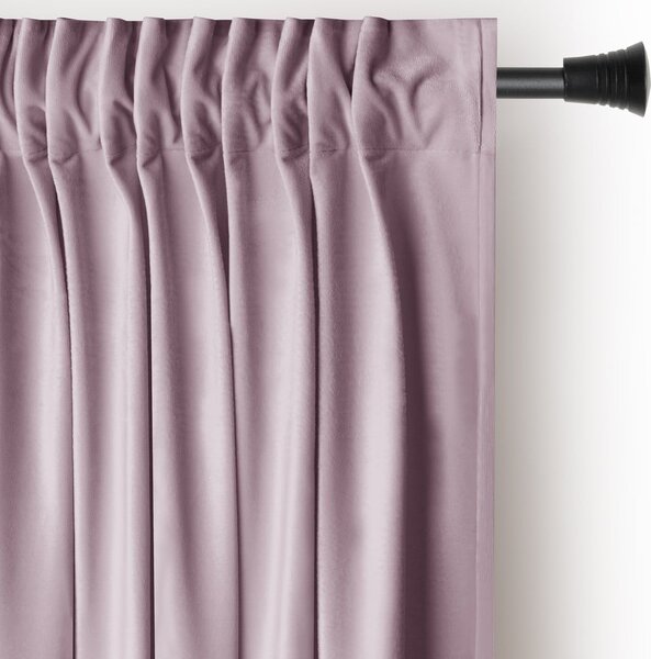 Светлорозово затъмняващо перде 140x270 cm Pleat – Restilo