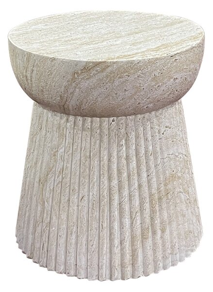 Каменна кръгла градинска масичка ø 37 cm Bonn – House Nordic