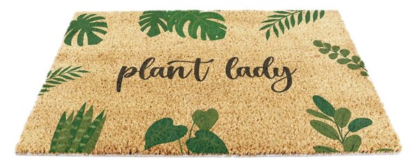 Изтривалка от кокосови влакна 40x60 cm Plant Lady – Artsy Doormats