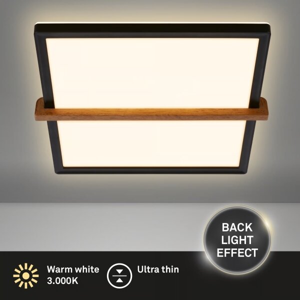 Briloner 3845015 - LED таванен плафон LED/18W/230V 29,5x31,5 cm