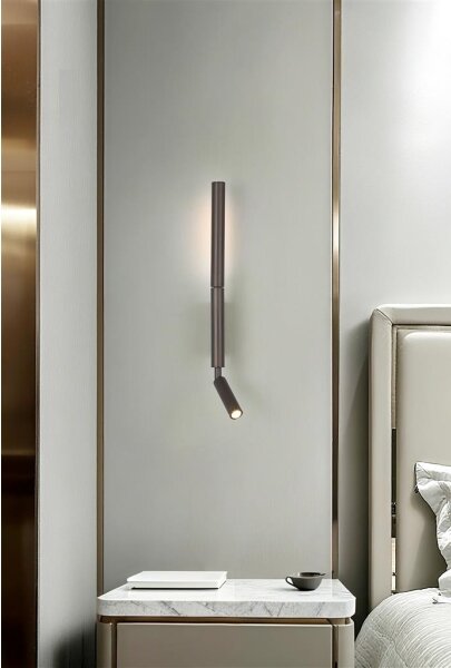 Searchlight 28127LT - LED точково осветително тяло ARCHITECT LED/7W/230V кафяво