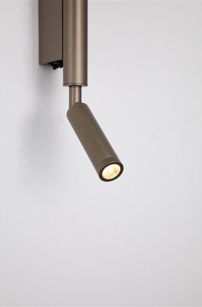 Searchlight 28127LT - LED точково осветително тяло ARCHITECT LED/7W/230V кафяво