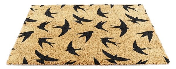 Изтривалка от кокосови влакна 40x60 cm Swallows – Artsy Doormats