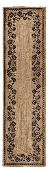 Пътека от юта в естествен цвят 60x230 cm Maisie - Flair Rugs