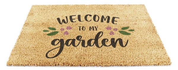 Изтривалка от кокосови влакна 40x60 cm Welcome to My Garden – Artsy Doormats