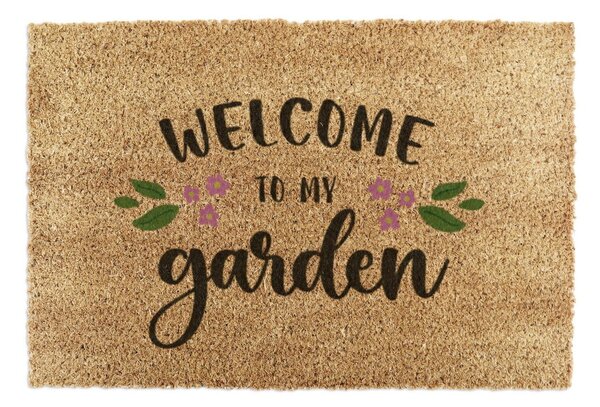 Изтривалка от кокосови влакна 40x60 cm Welcome to My Garden – Artsy Doormats