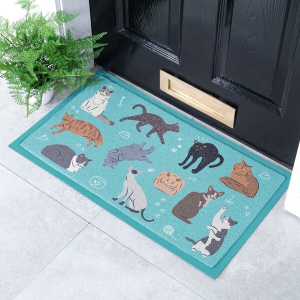 Изтривалка 40x70 cm Cats – Artsy Doormats