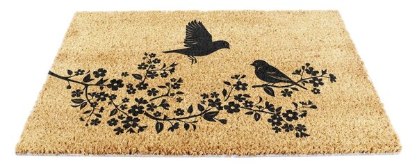 Изтривалка от кокосови влакна 40x60 cm Birds On a Tree – Artsy Doormats