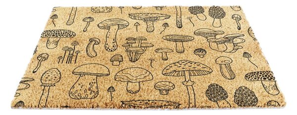 Изтривалка от кокосови влакна 40x60 cm Mushrooms – Artsy Doormats