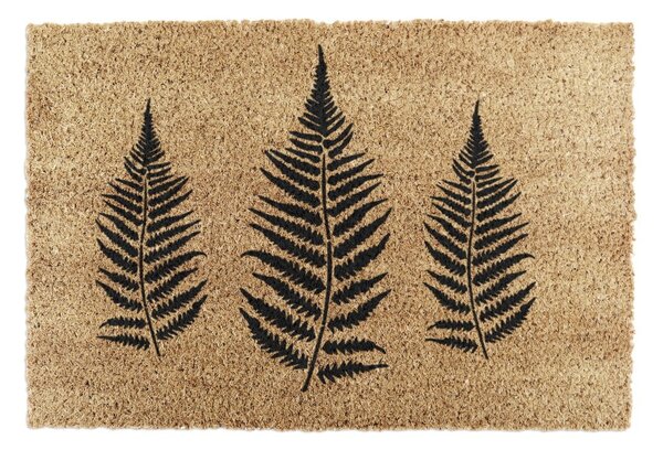 Изтривалка от кокосови влакна 40x60 cm Fern Leaf – Artsy Doormats