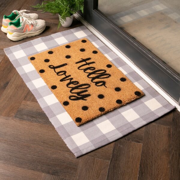 Подложка за килимче 60x90 cm Check – Artsy Doormats