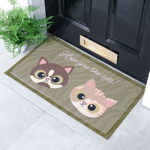 Изтривалка 40x70 cm Hope You Like Cats – Artsy Doormats