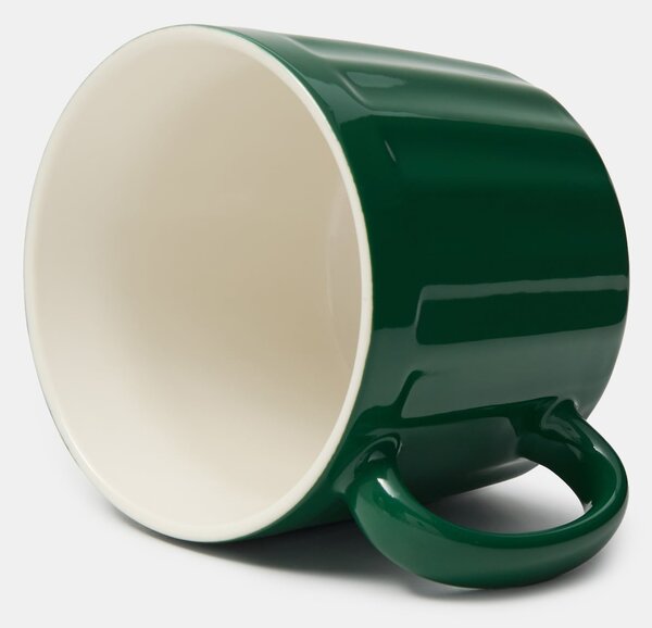 Sinsay - Едноцветна керамична чаша - синьо-зелено