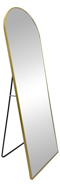 Огледало lorens алуминий в златист цвят 46x40x150см