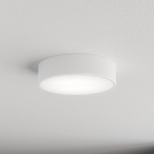 TEMAR LIGHTING Таванна лампа Cleo 300, бяла, сензор, IP20, Ø 30 cm, метал, Бял, Дневна/трапезария, Метал, Модерен