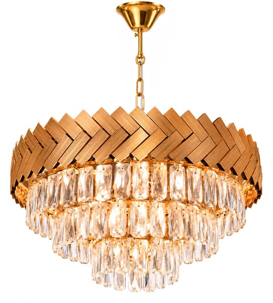 Висяща Кристална Лампа APP1942-3CP 50cm Gold