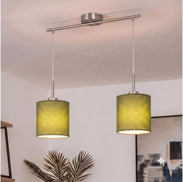 Brilagi - LED полилей на кабел NUBILA 2xE27/60W/230V зелен