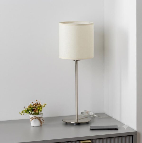 Brilagi - LED настолна лампа NUBILA 1xE27/60W/230V кремава
