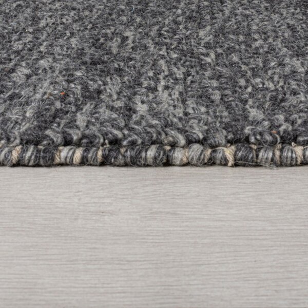 Пътека Minerals Тъмен сив 60X230 см, Flair Rugs