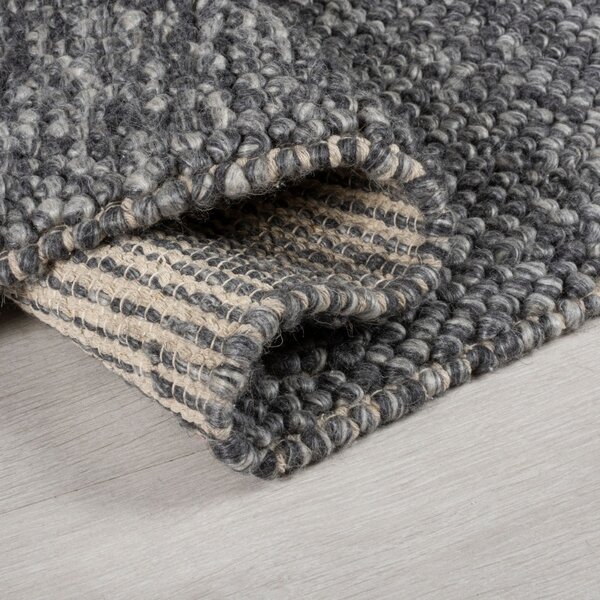 Пътека Minerals Тъмен сив 60X230 см, Flair Rugs