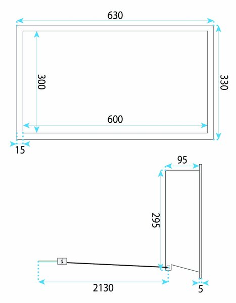 LED ниша за баня 30x60 Titan
